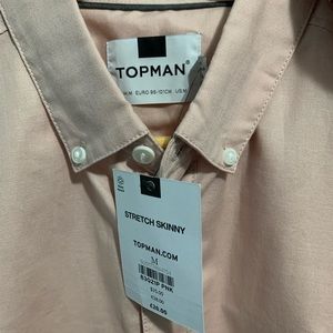 Topman short sleeve button up - Skinny Fit in medium